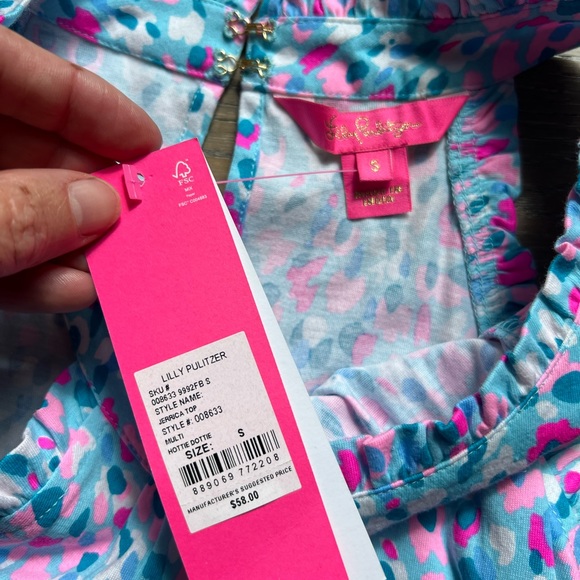 Nwt Lilly Pulitzer top size small - Picture 4 of 5